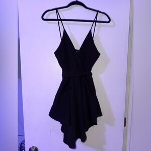 AKIRA Black Strappy Dress